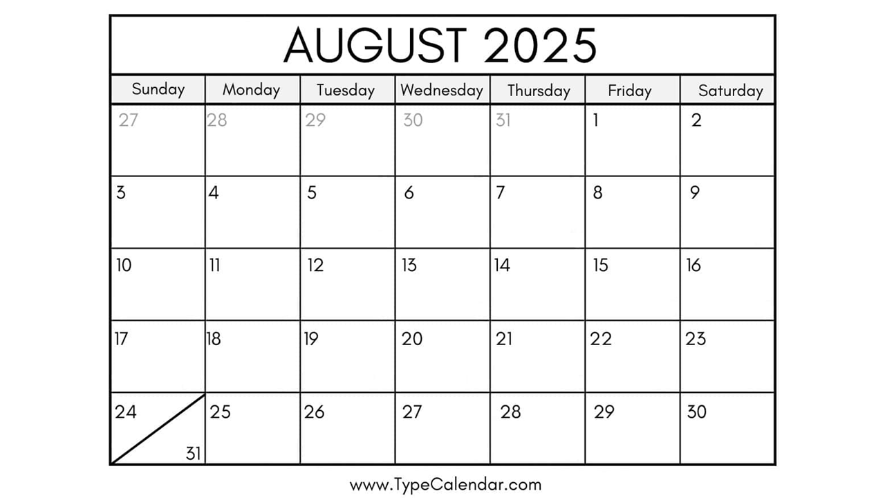 NMR reservation calendar for August 2025