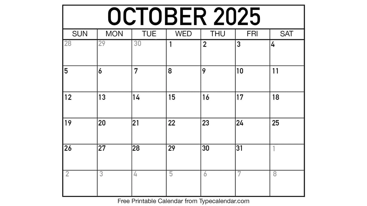 NMR reservation calendar for October 2025
