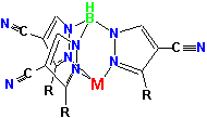 A new class of polypyrazolylborate ligands with cyano substituents.