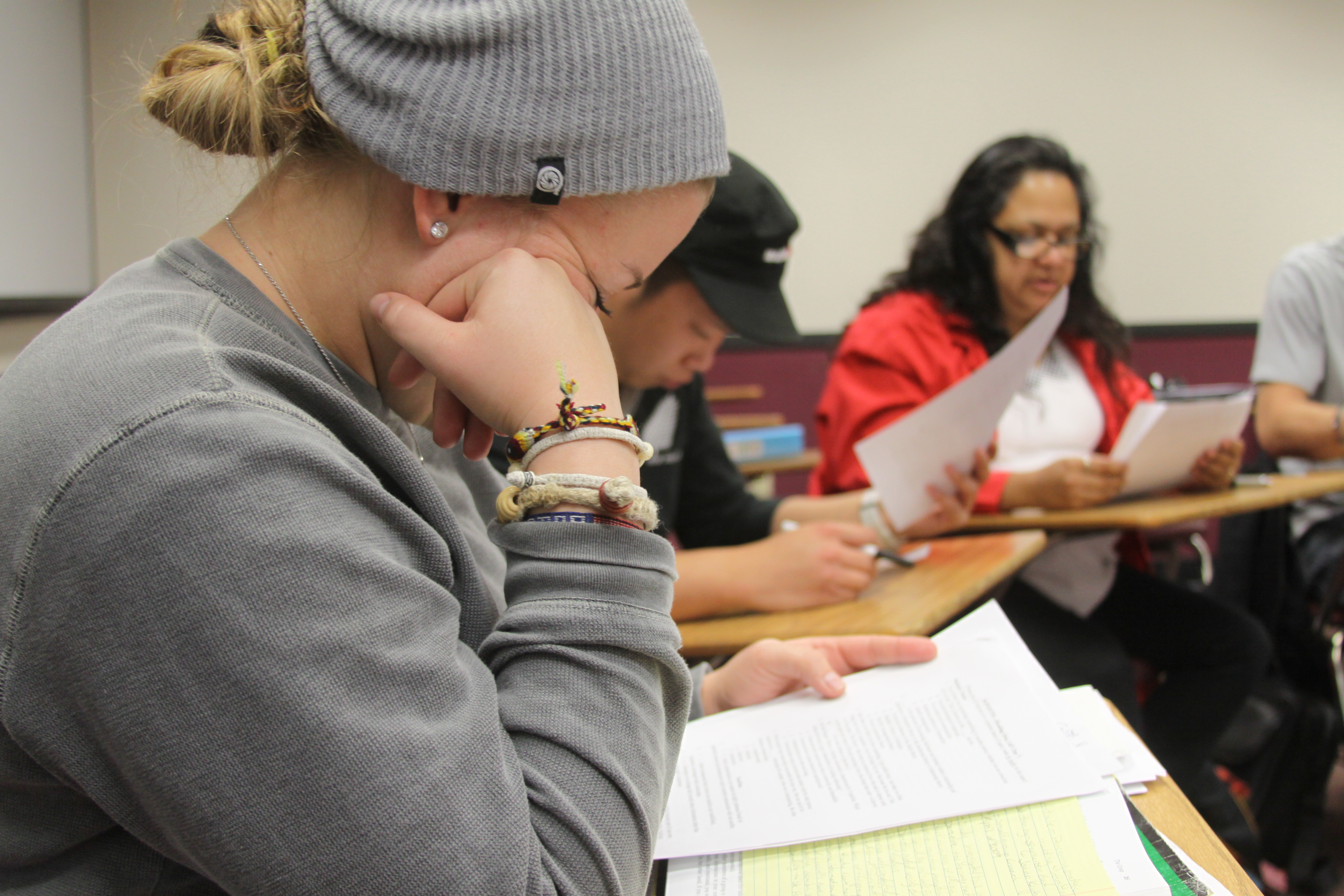 An instructor teaching on the topic of Strategic Communication.