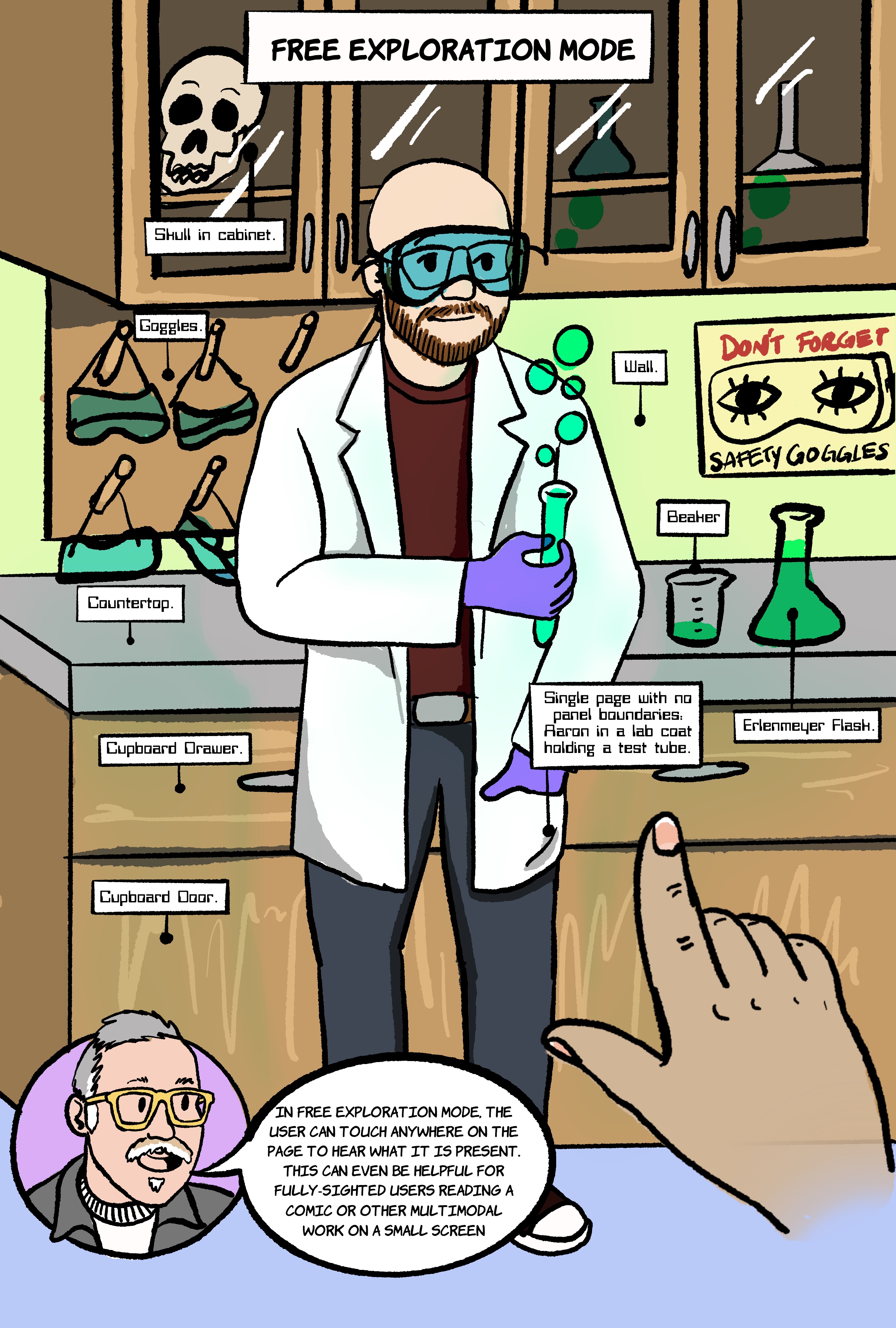 Vizling page 5 - Text version is presented alongside the comic.