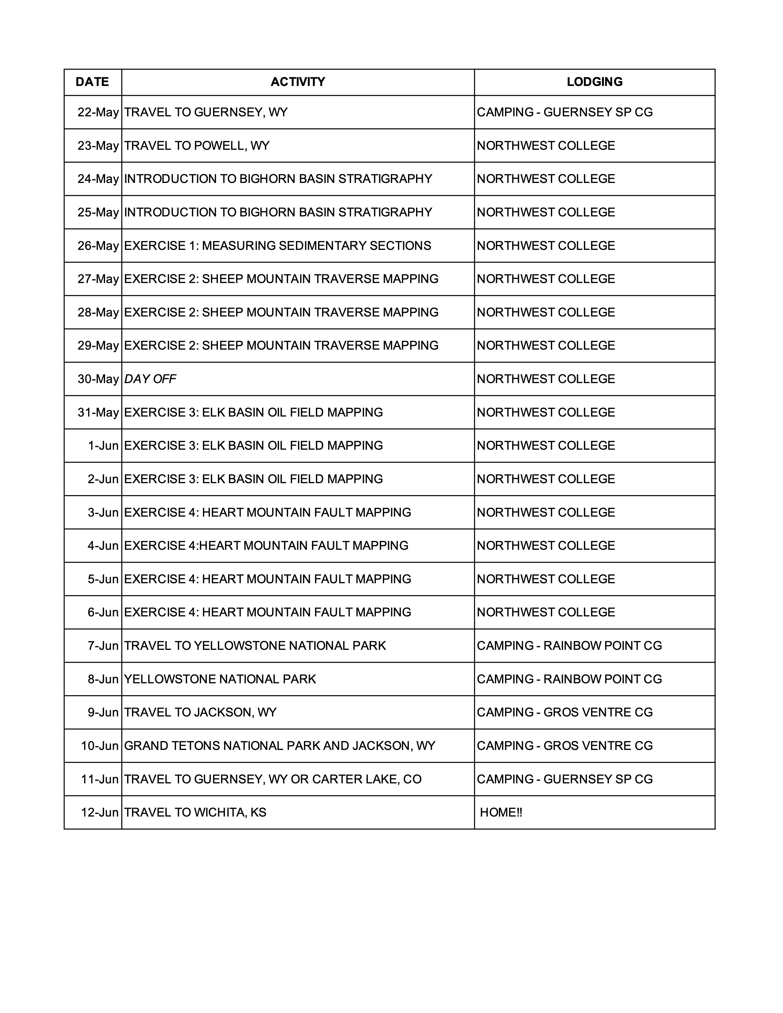 schedule 2022