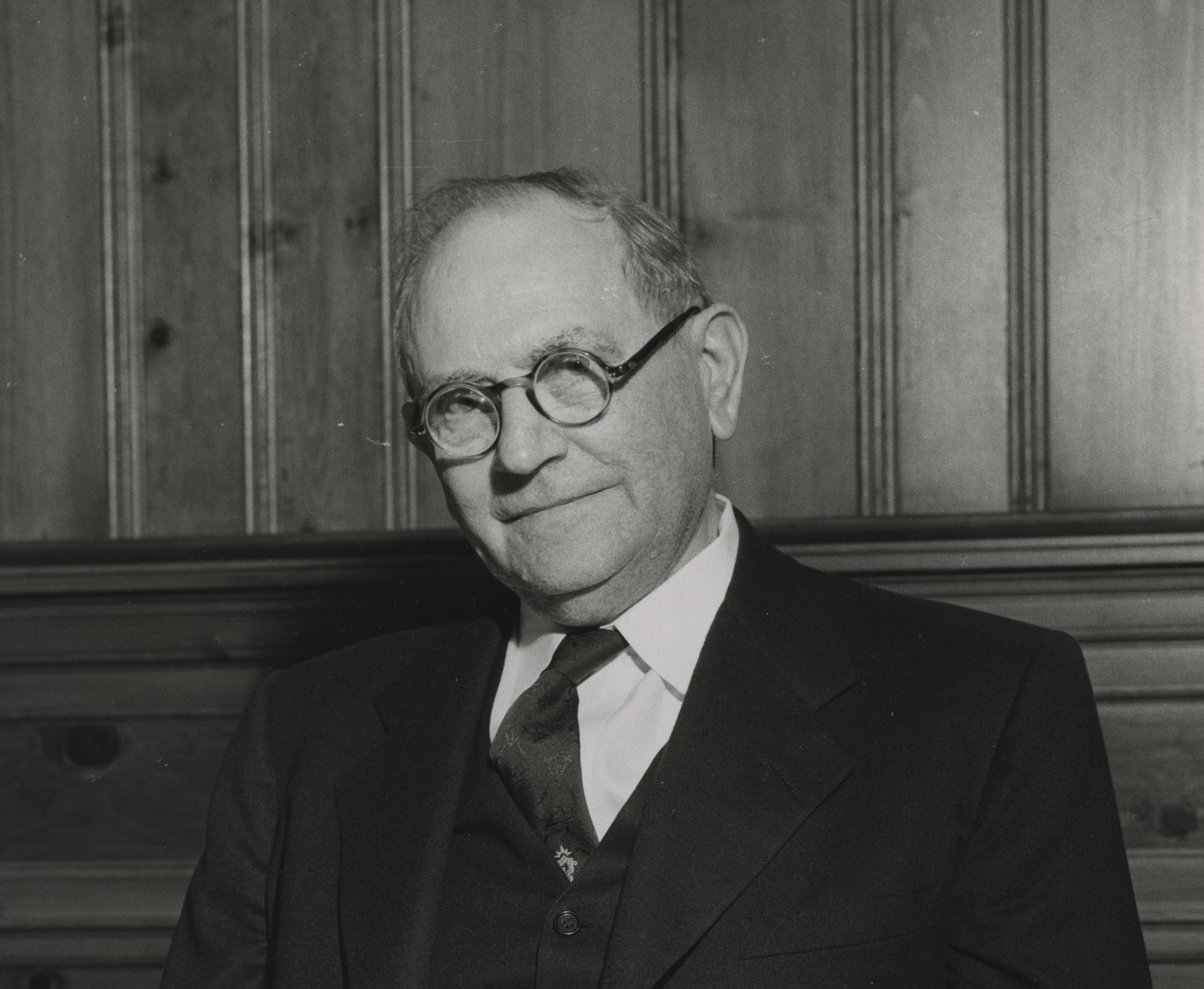 Walter ver Wiebe, the first geology department chair at Wichita State