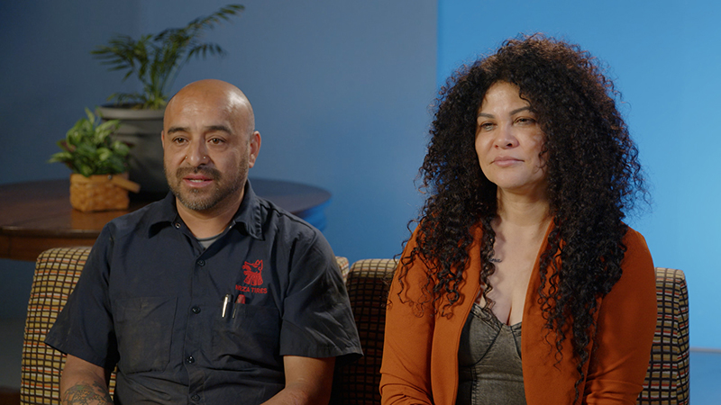 Albert Dominguez and China Pena Pena