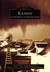 Cover of the book, Kansas: In the Hearat of Tornado Alley.