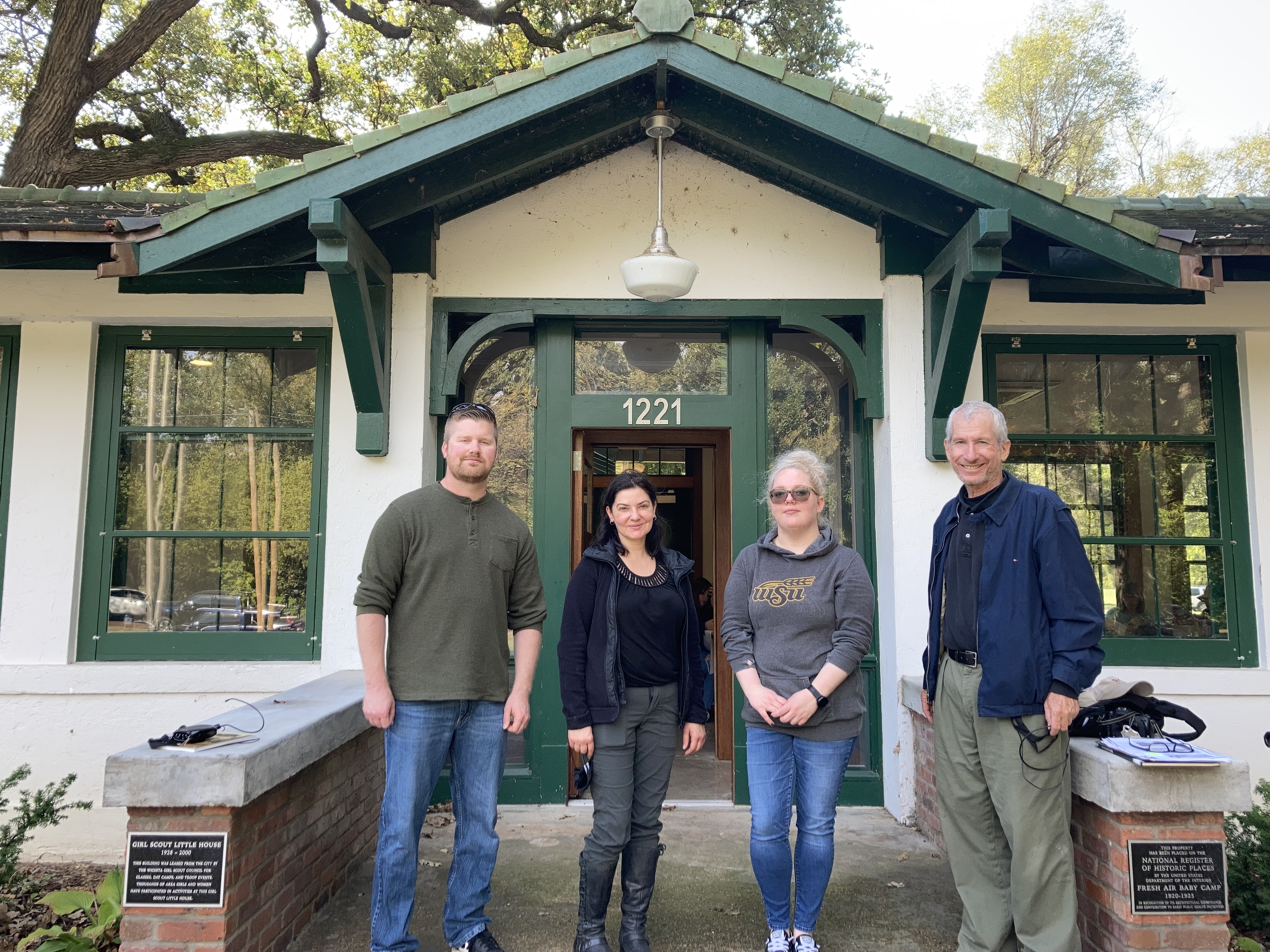 History Students at Fresh Air Baby Camp