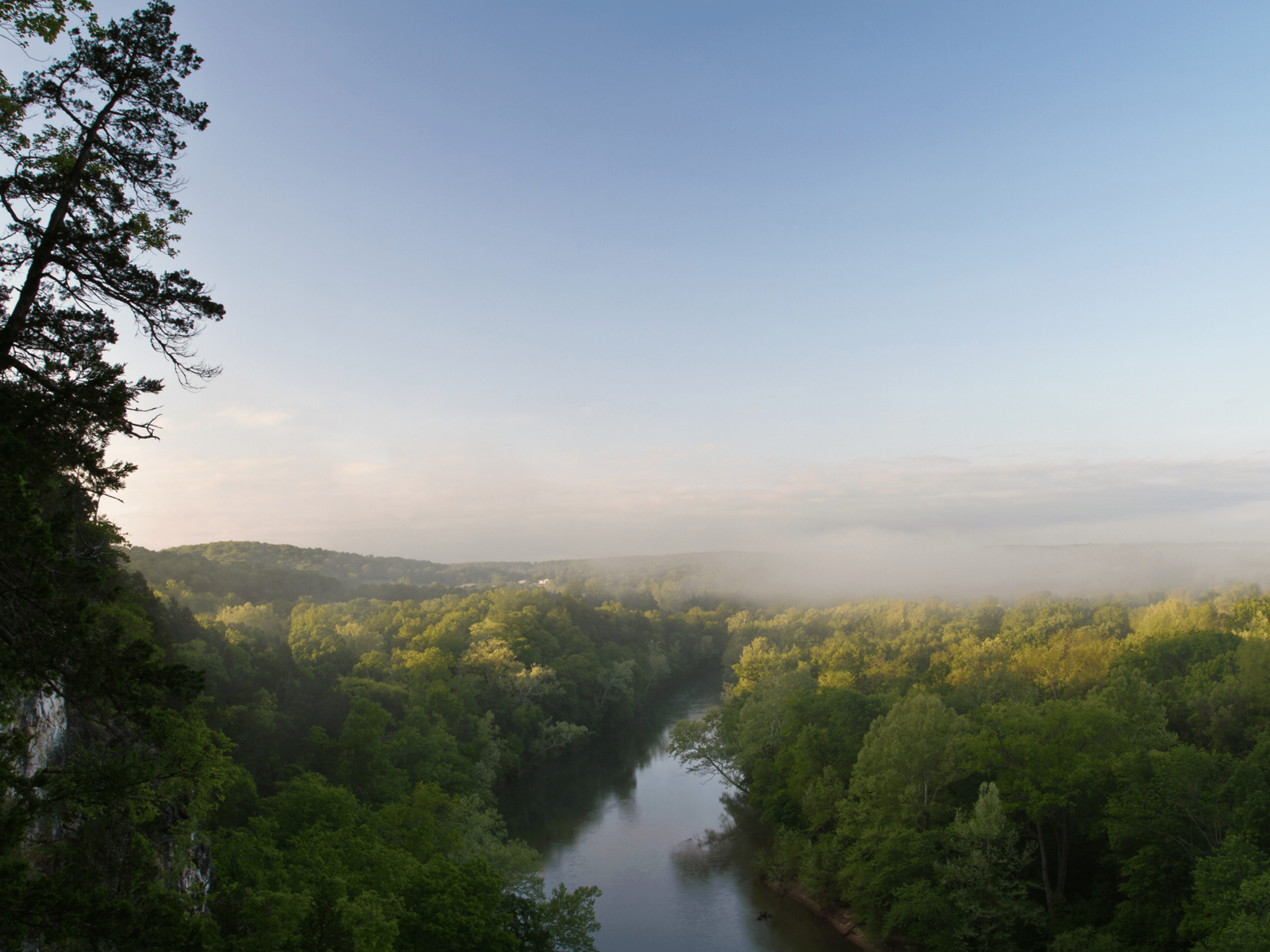 Vilander Bluff Overlook at Onondaga State Park in Bourbon, MO