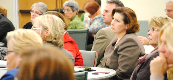 people attending conference
