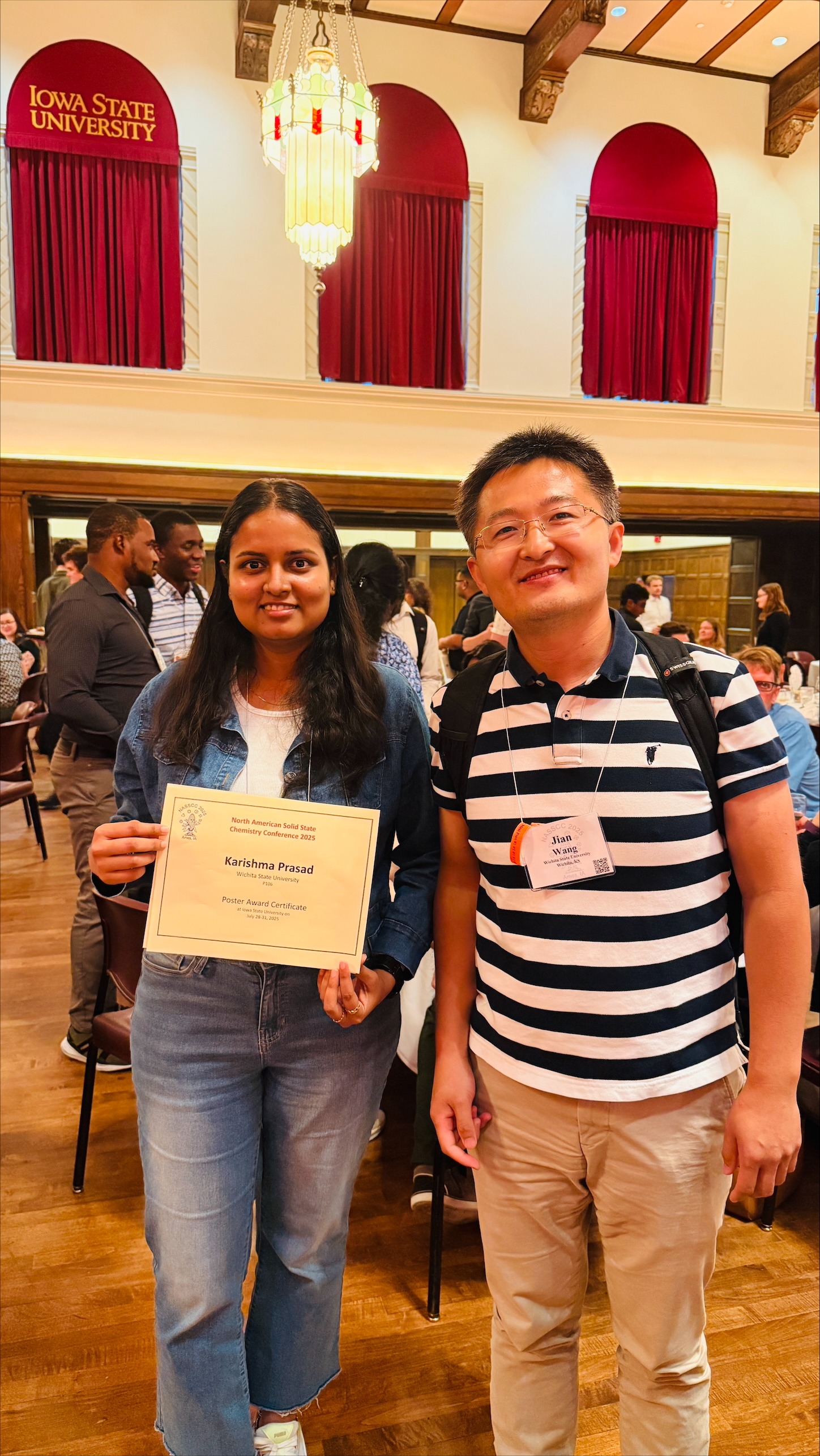 Photo of Karishma Prasad and Jian Wang