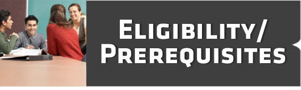 Eligibility/Prerequisites link graphic. 