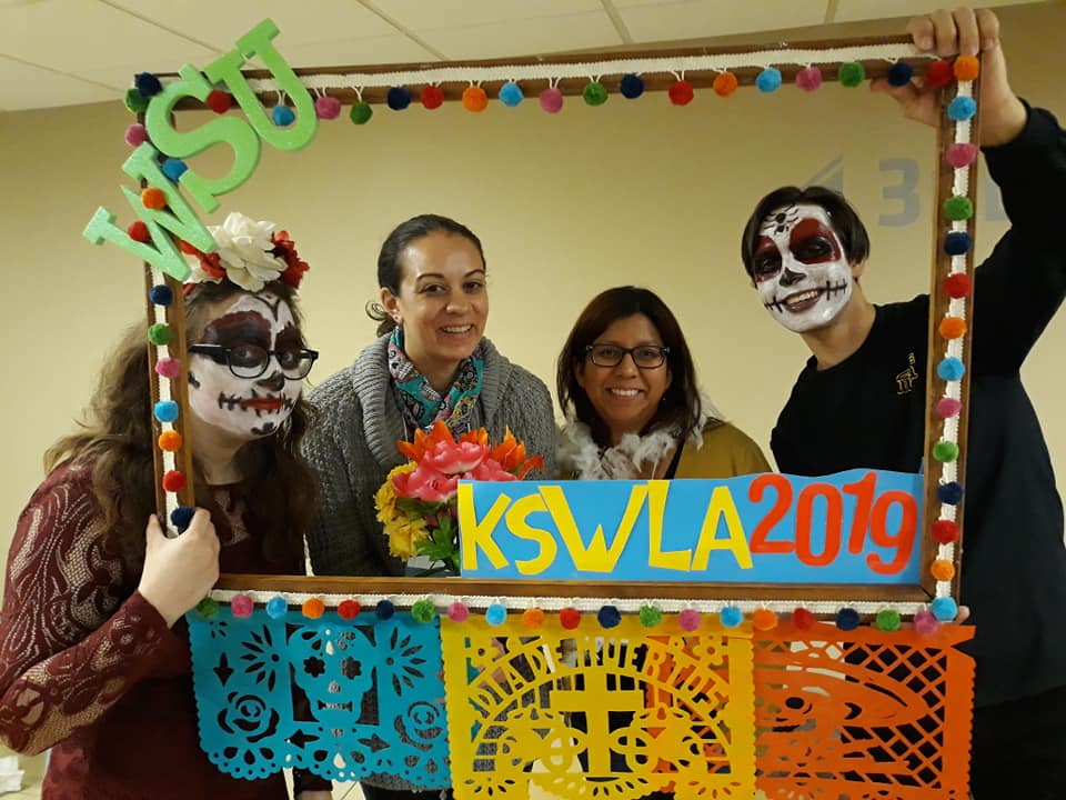 Photobooth at the Kansas World Language Association conference