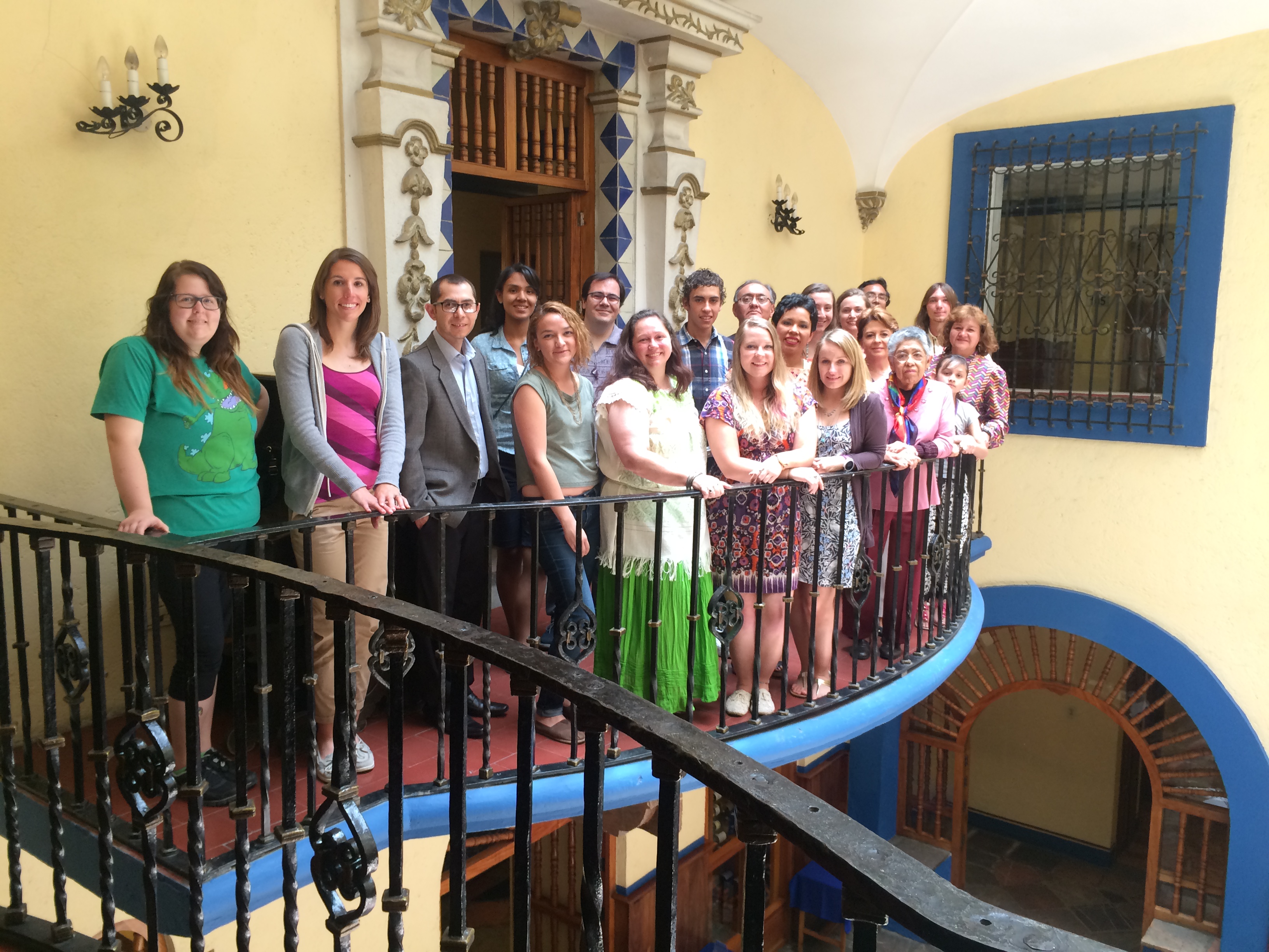 Photo of Puebla Summer Program students. 