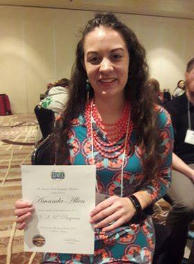 Graduate student awarded