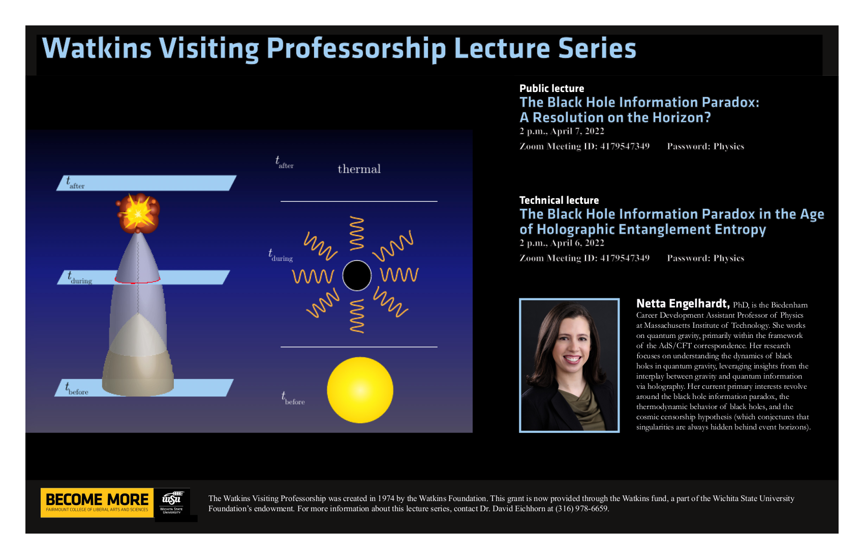 Watkins Visiting Prof. Netta Engelhard
