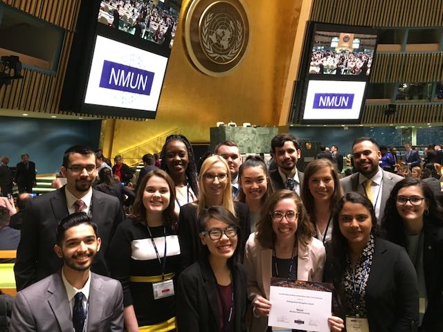 students at the united nations