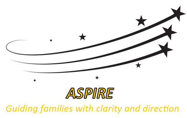 ASPIRE Logo for ASPIRE: Guiding families wlth clarity and direction