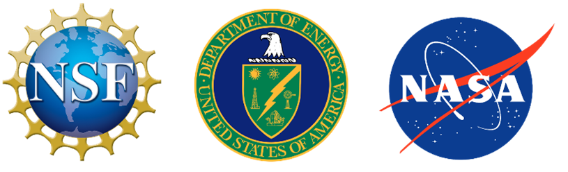 three logos