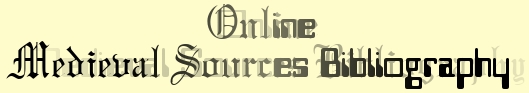 OnlineMedievalSourcesBibliography