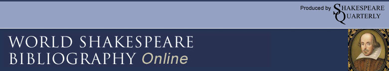 WorldShakespeareBibliography(WSB)Online