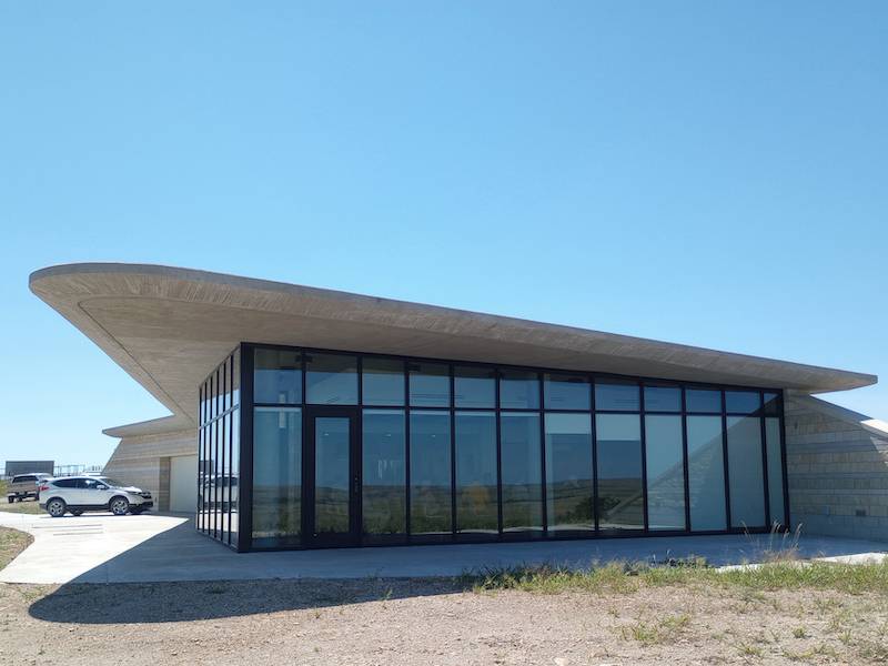 Photo of the Youngmeyer Ranch Building. 