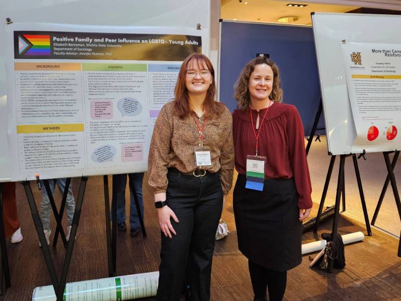 Photo of Elisabeth Benteman and Jenny Pearson.