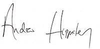 Andrew Hippisley's signature