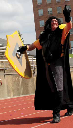 Photo: Matson at WSU’s 2017 Clash of the Colleges Welcomefest event.