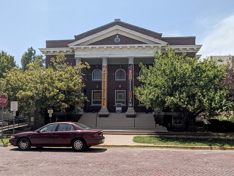 The exterior of The Kansas African American Museum.