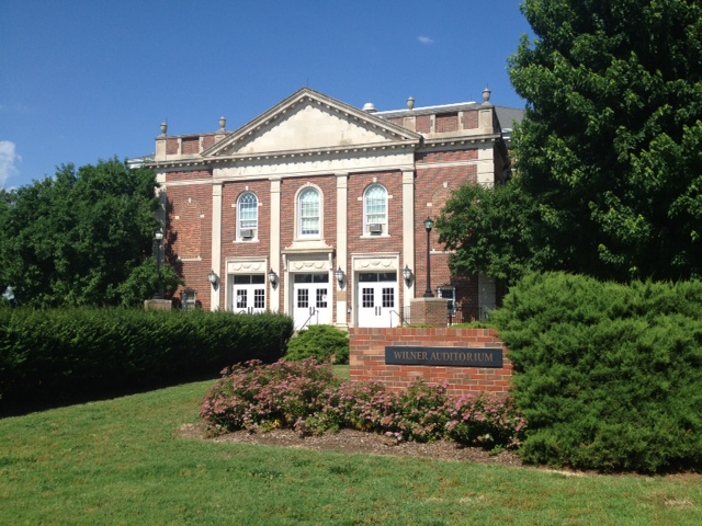 Wilner Auditorium East Entrance: East entrance of Wilner Auditorium