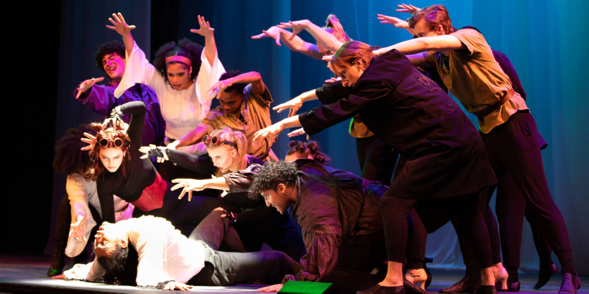 Students performing Pippin.