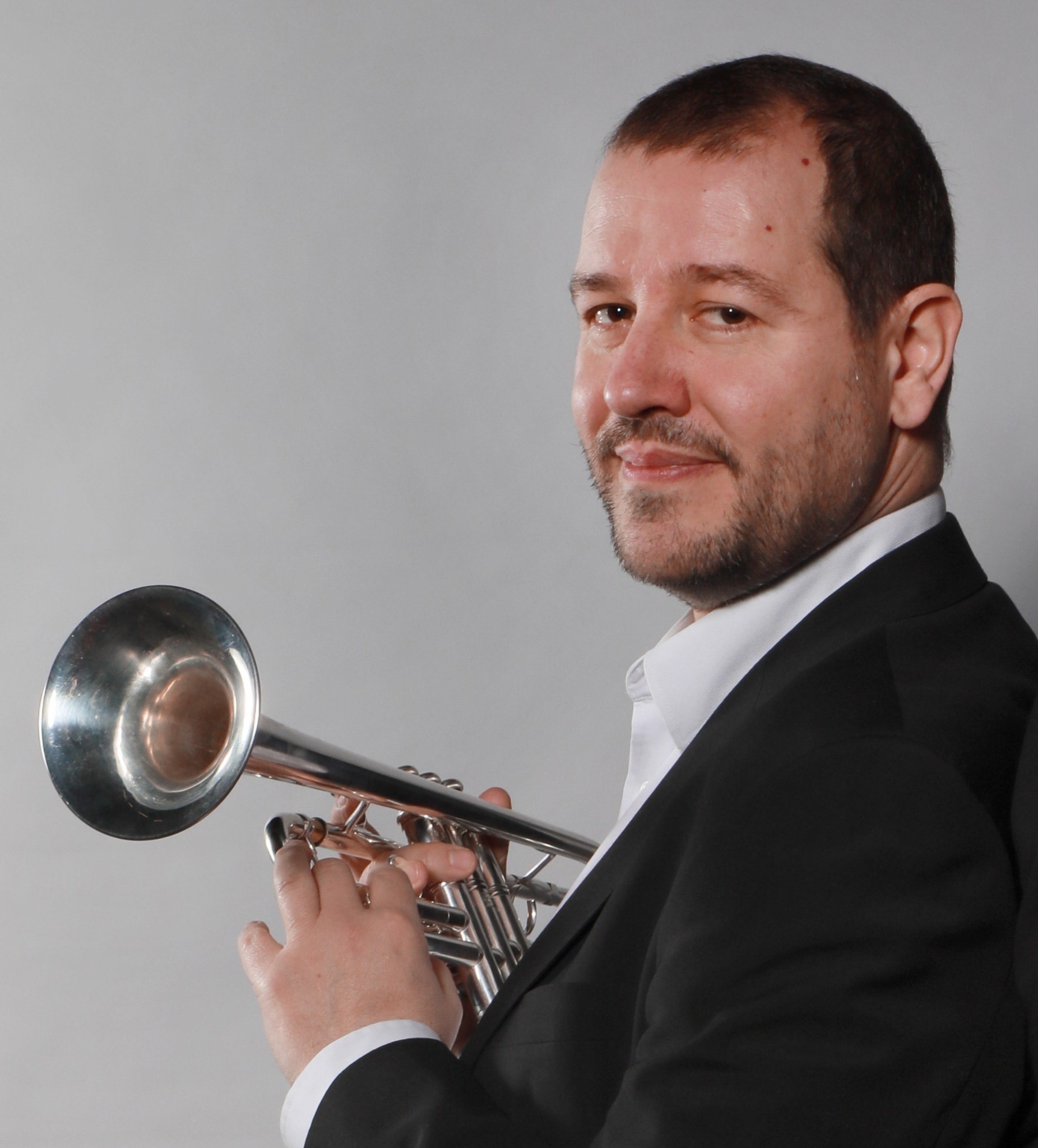 A portrait of Vincent Mitterand, a visiting musican from Orléans, France. Vincent is the principal trumpet player of the Orchestre Symphonique D’Orléans.