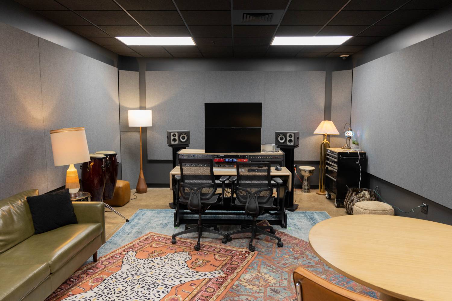 Inside a studio at Somewhere Works.