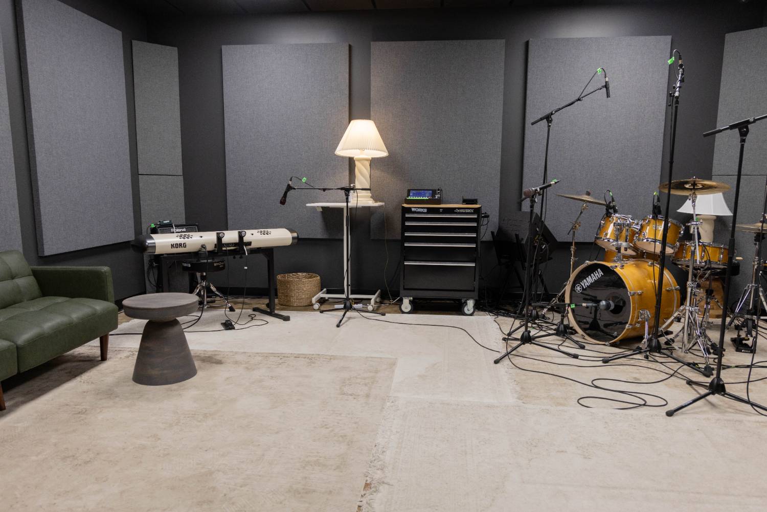 Inside a studio at Somewhere Works.