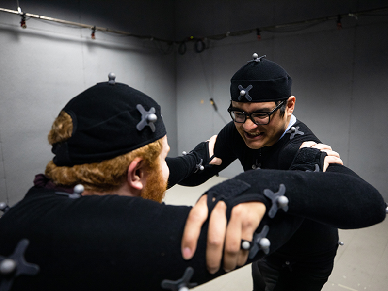 Motion Capture students