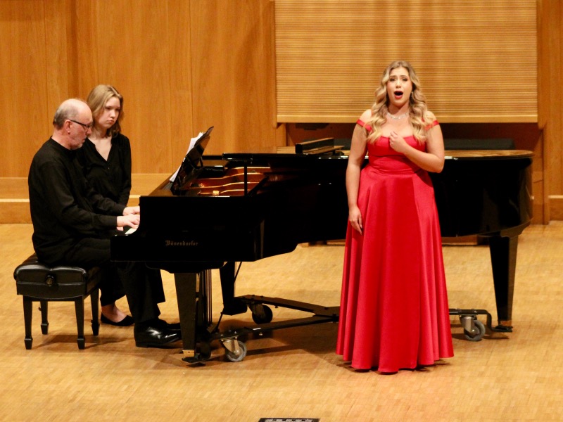 Singer in Weidemann Recital Hall