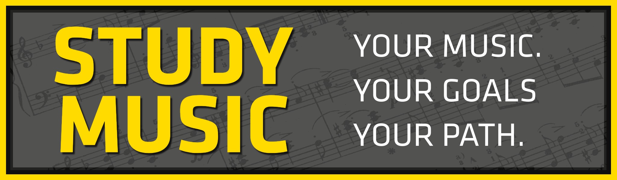 Study Music. Your music. Your goals. Your path.