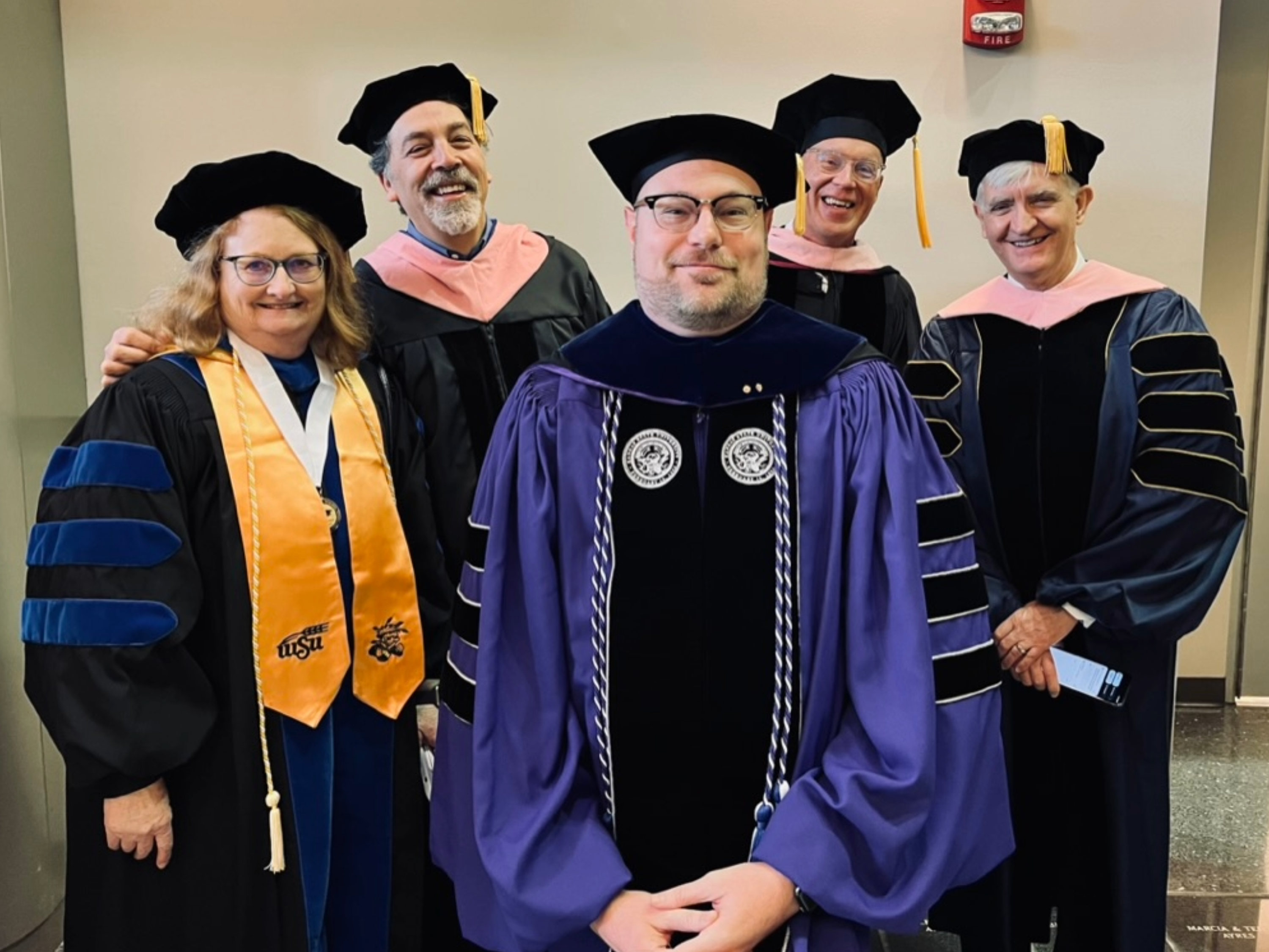 SoM faculty and staff at commencment 