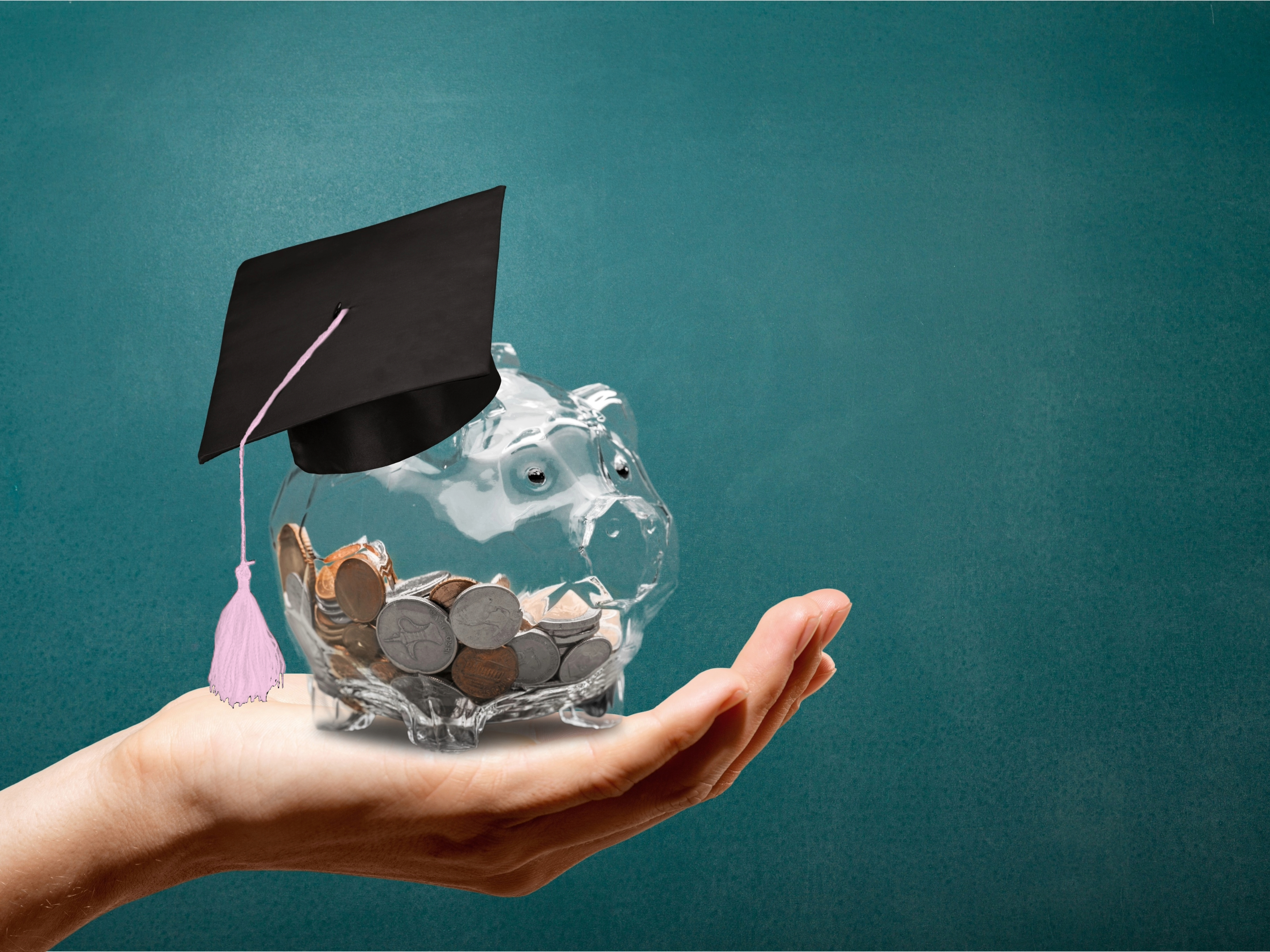 Scholarship piggy bank