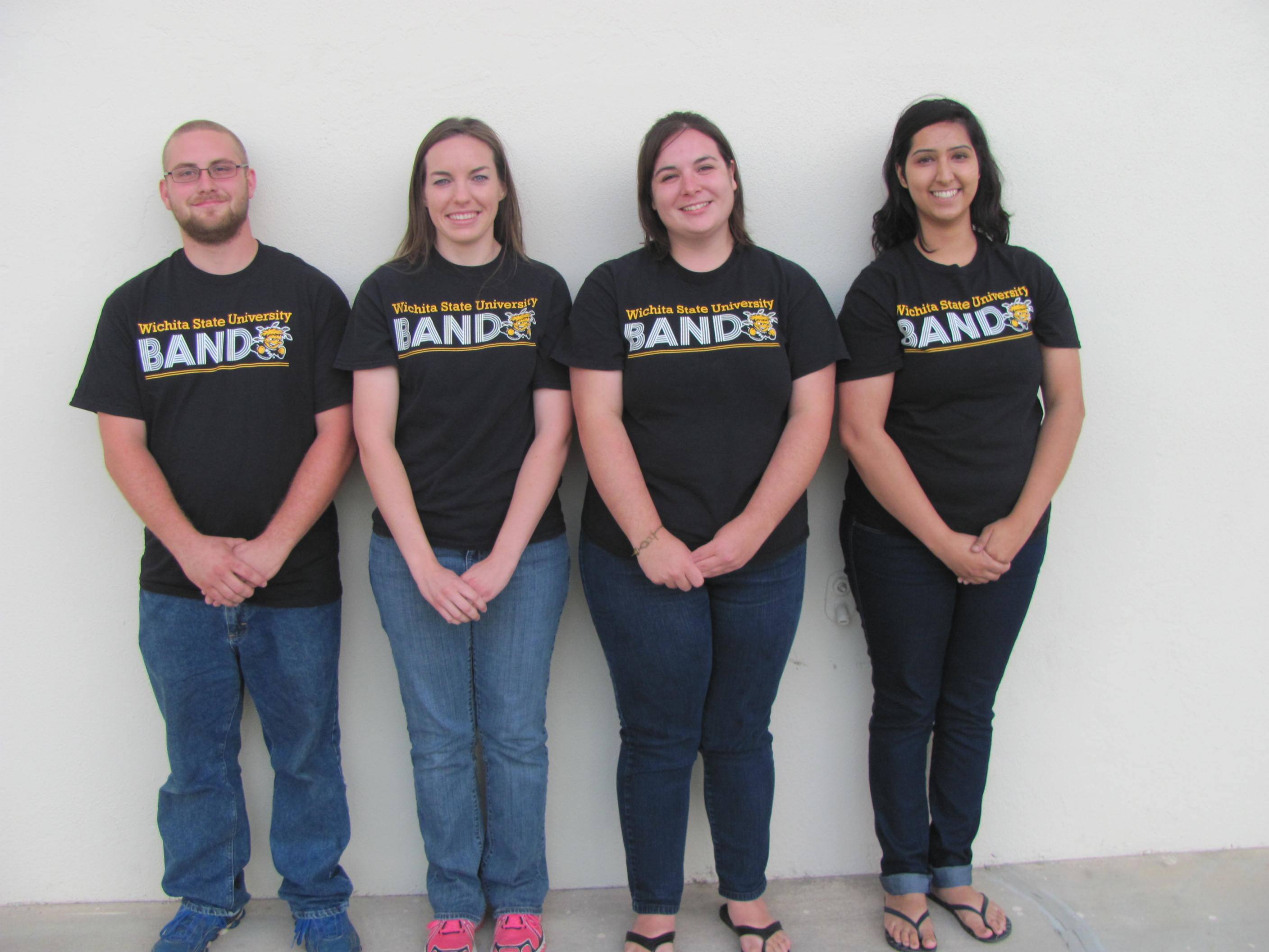 Photo of Tau Beta Sigma members. 