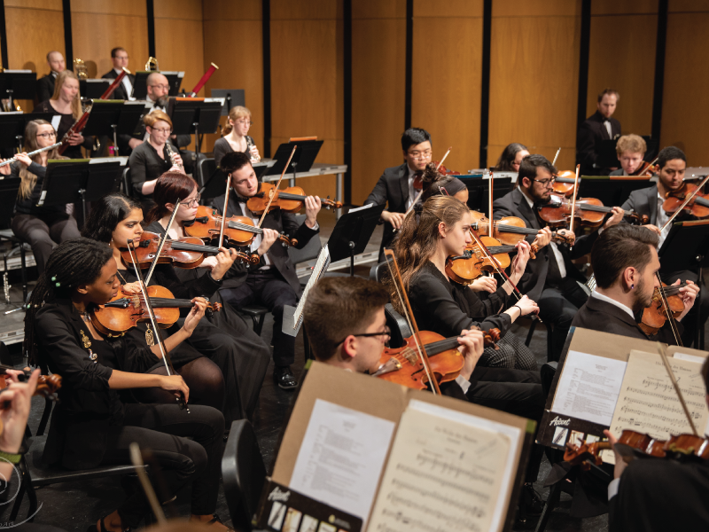 a photo of our orchestral strings