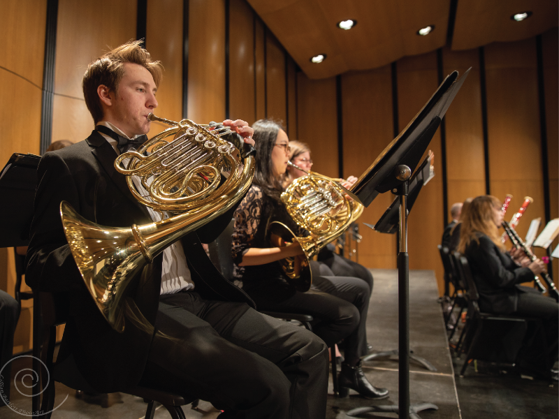 a photo of our horn section