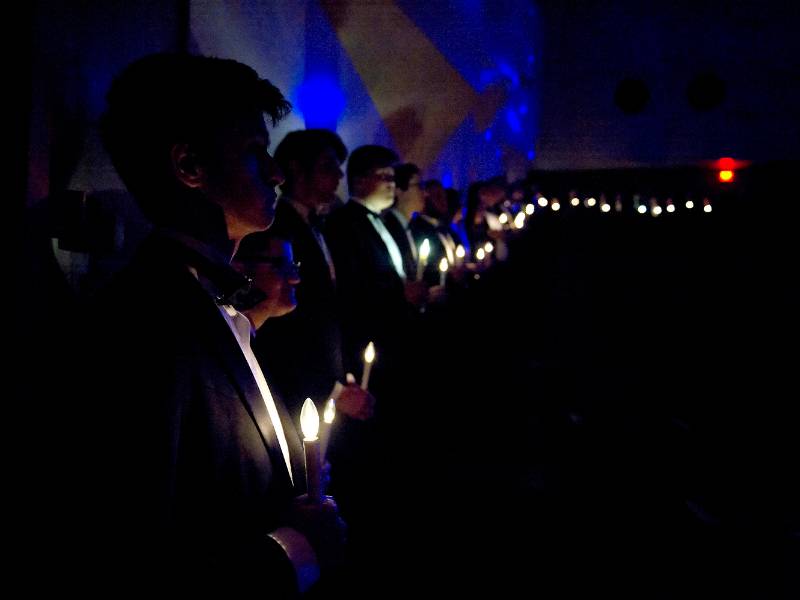 the choir candelight concert