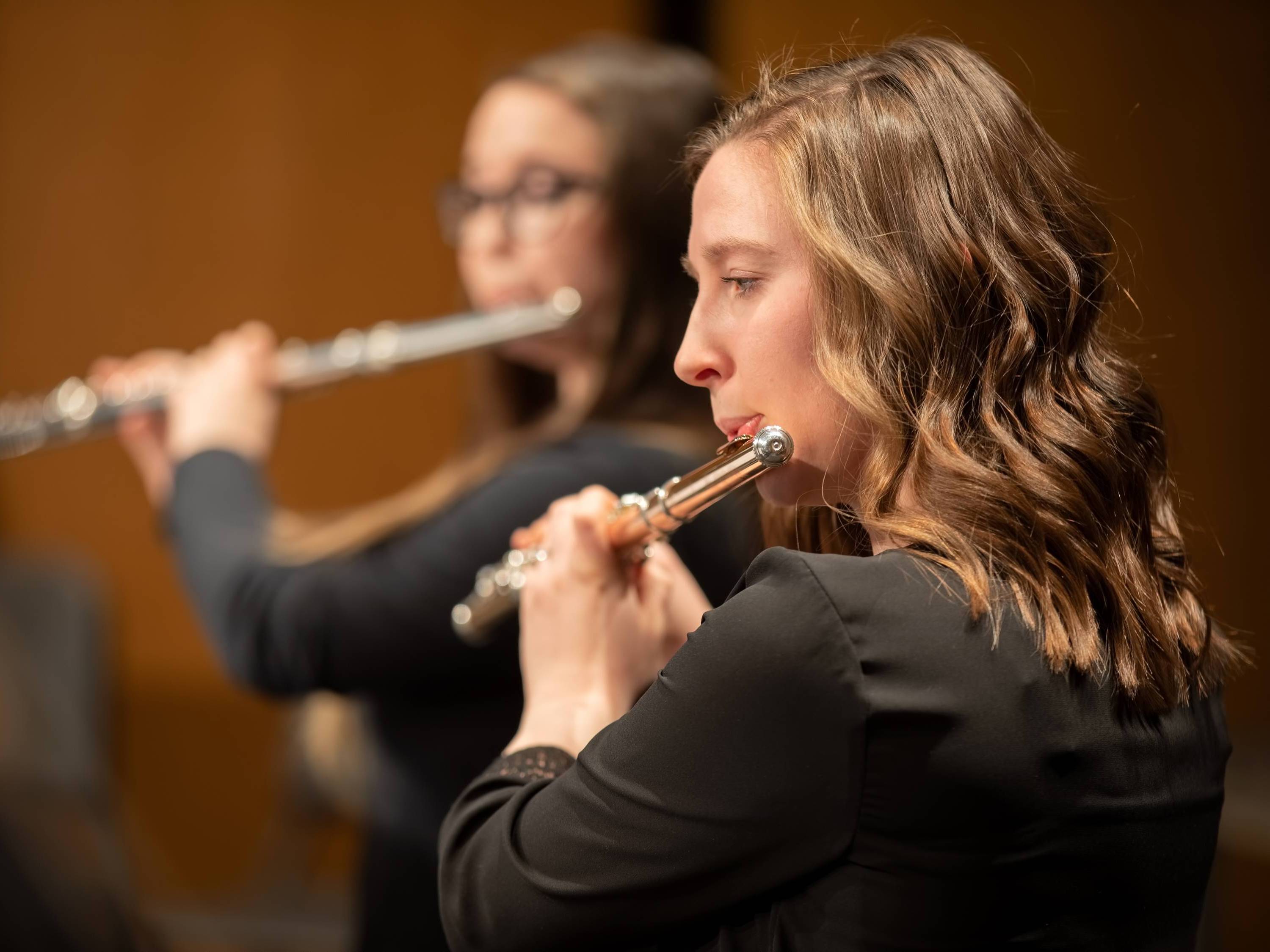 the symphony flute section