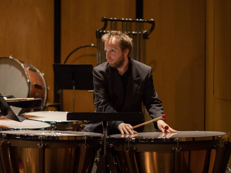 a timpani player