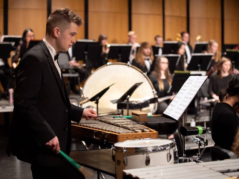 a mallet player