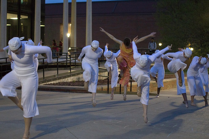 Photo from a performance of "Brave New World."