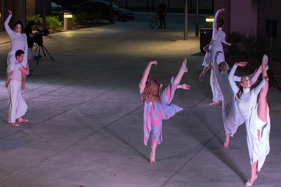 Photo from a performance of "Brave New World."