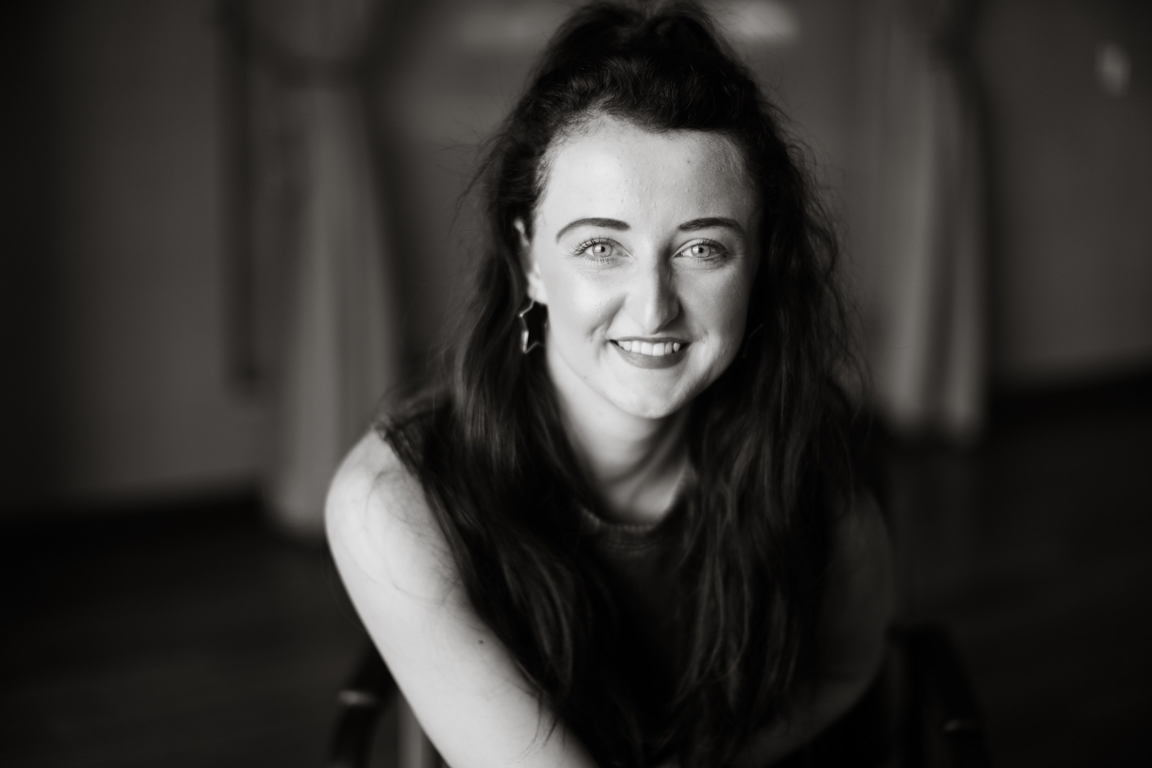 Professional black and white headshot of Hunter Jones.