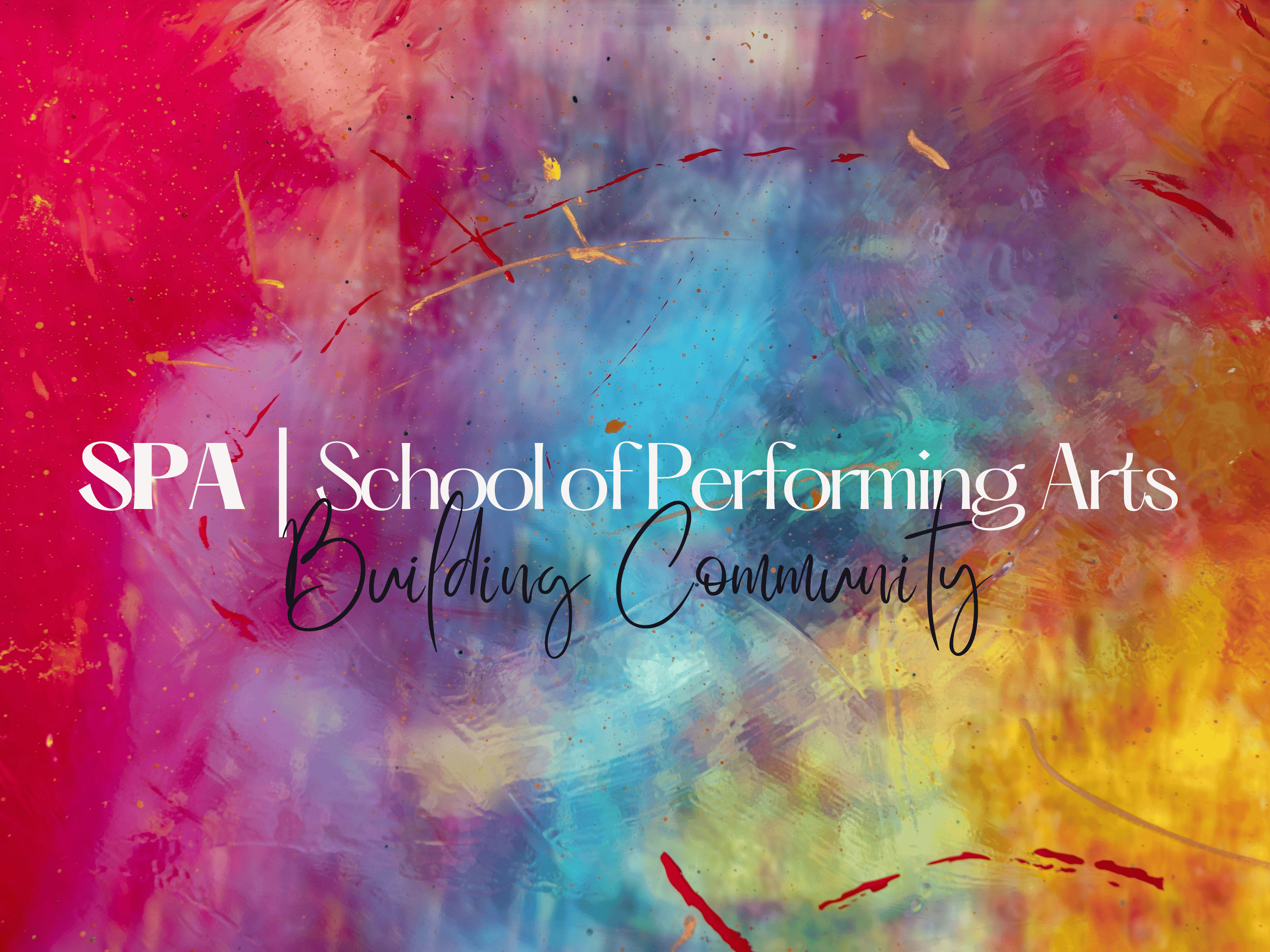 School of Performing Arts banner