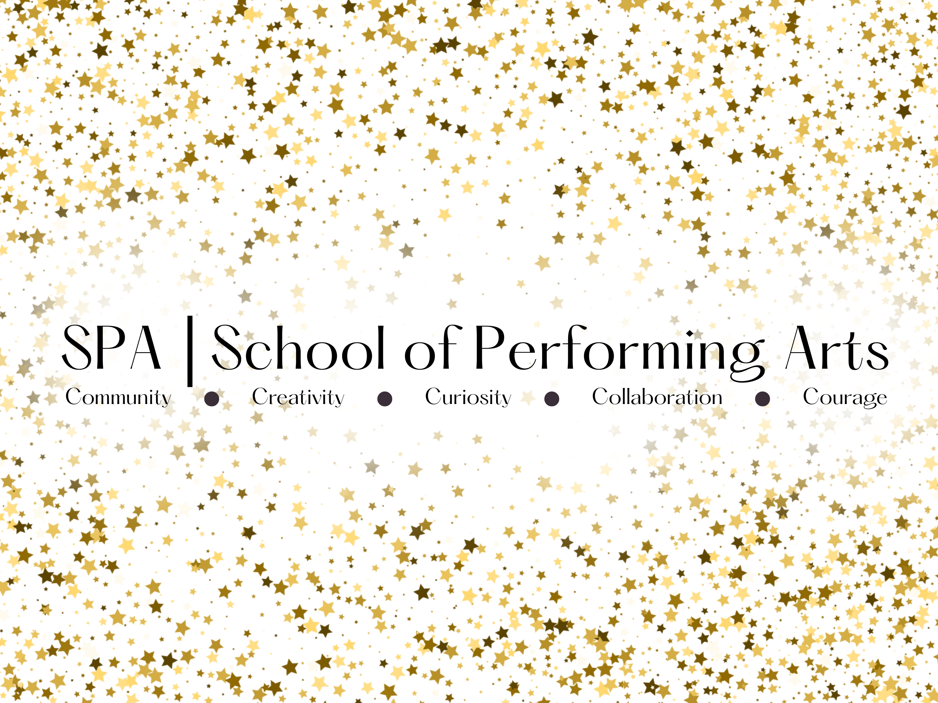 School of Performing Arts banner